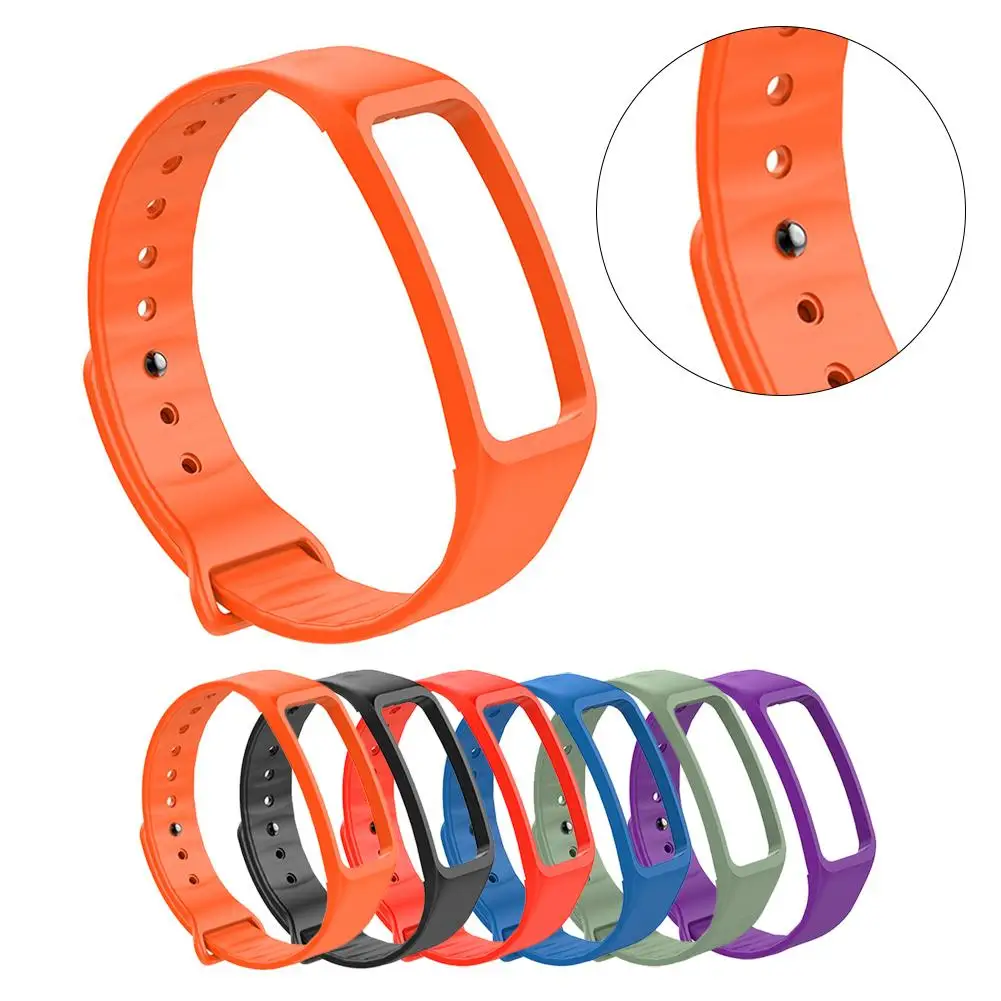 Smart Bracelet Strap Color Strap Black Purple Color Replacement Silicone Wristband for C1S C18 C1plus Men Women