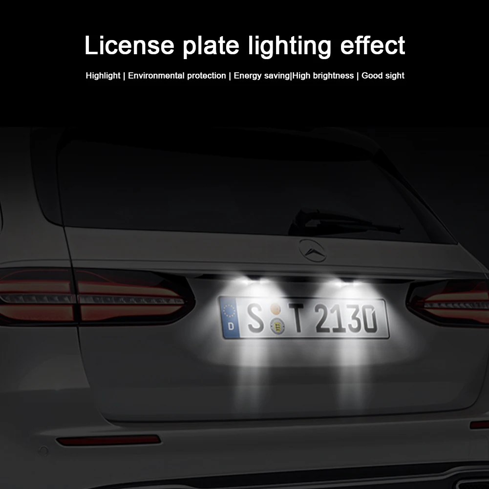 10 шт. светодиодный номерного знака светильник лампочка T10 501 194 W5W 7020 3SMD лампы Супер