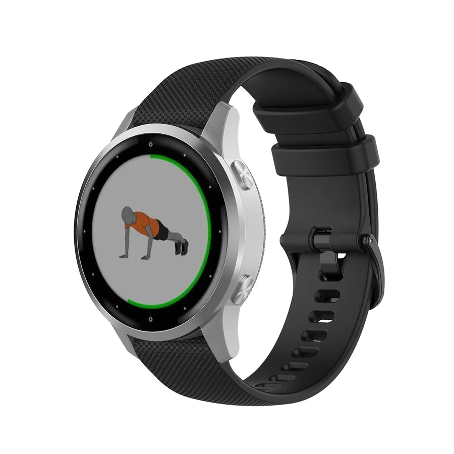 FIFATA силиконовый ремешок для Garmin Vivoactive4S Vivoactive4 Vivoactive3 Смарт часы 4S 3 спортивный
