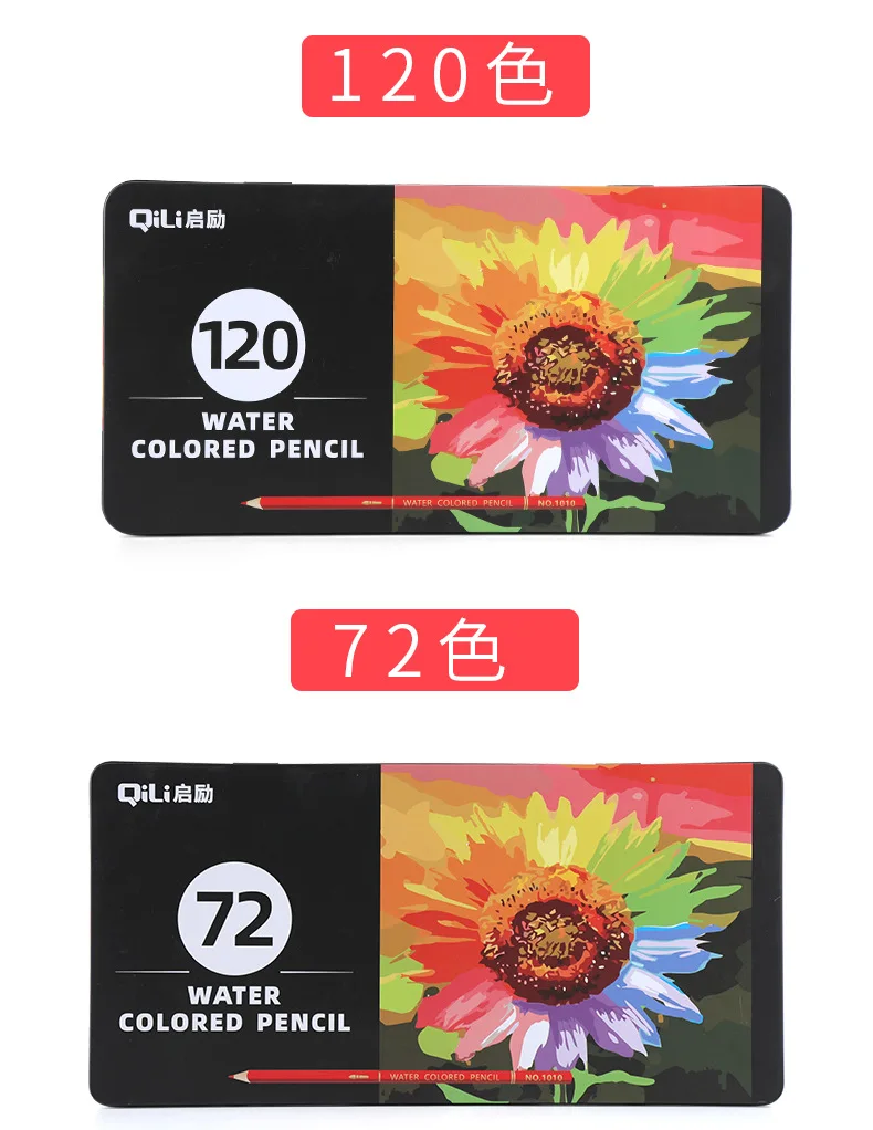 

Factory Wholesale Water Soluble Colored Pencil 36 Color 72 Color 120 Color Water Soluble Color Lead Pencil Gift Stationery