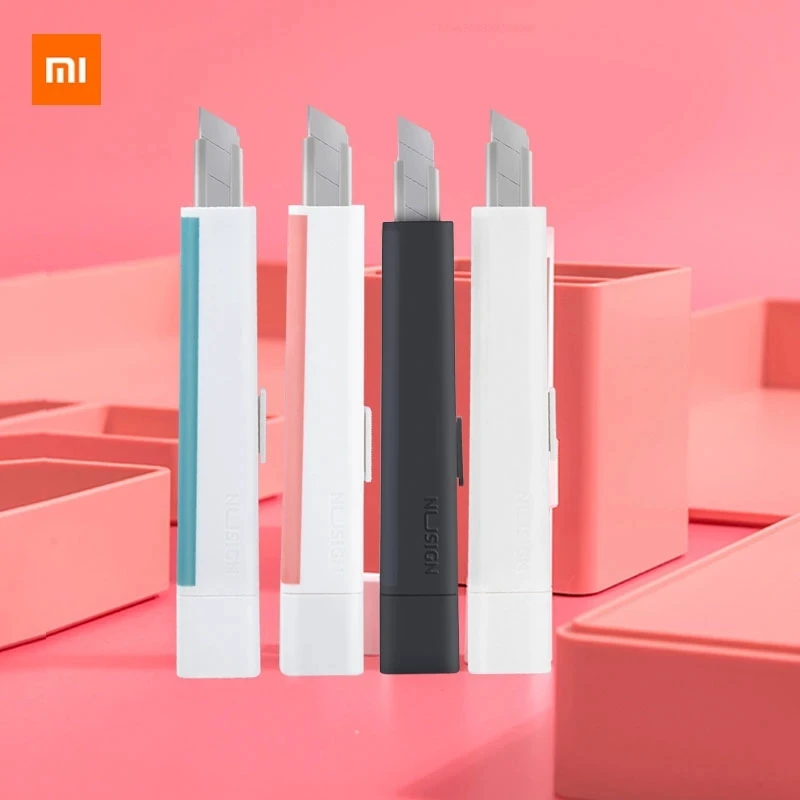 

Nusign Utility Knife Student Pencil Sharpener Office Multifunctional Cutting Paper with Knife Cap Protection