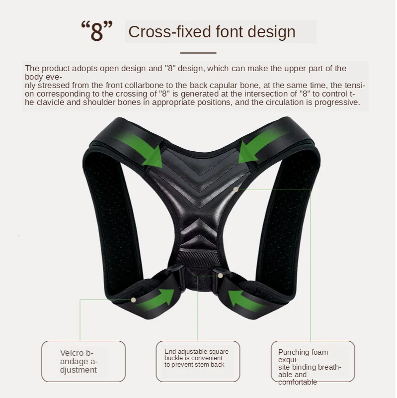 Clavicle orthotics adult and child back brace with corset bone orthodontic shoulder braces | Braces &amp Supports