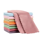 Салфетка из микрофибры для кухни, впитывающая салфетка для мытья посуды, стекла, зеркала, 5 шт.лот