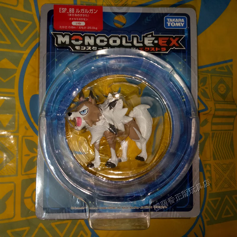 Экшн-фигурка Pokemon ESP Lycanroc Garchomp Dragonite Ninetales Naganadel Tapu GHI Bulu Lele Koko Ditto Pikachu Eevee |