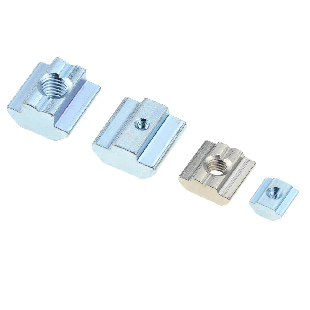 T скользящая гайка квадратные гайки оцинкованная пластина Алюминий для