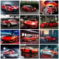 full squareround drill diamond painting car landscape 5d diy mosaic embroidery cross stitch kit rhinestone pictures crafts gift