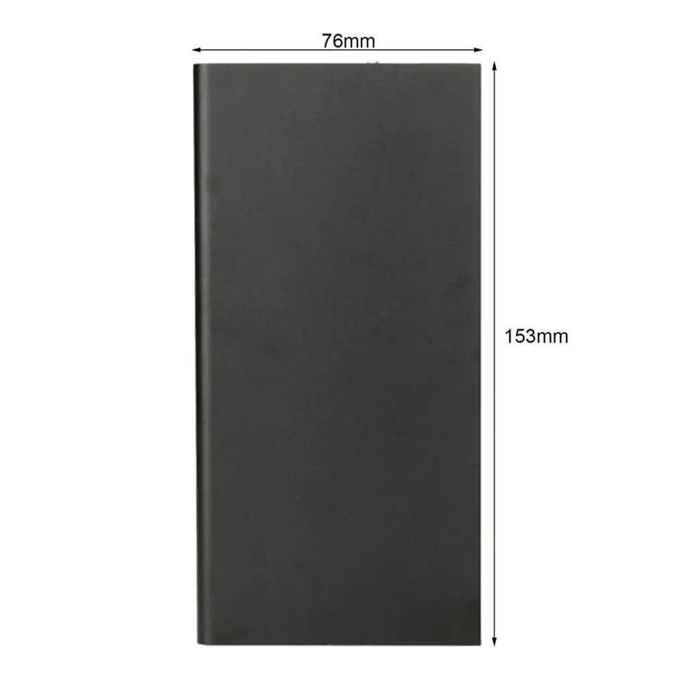 

50000mAh Power Bank Universal 9.5mm Ultra-thin Dual USB Output Mobile Power Portable Battery Charger Power Source