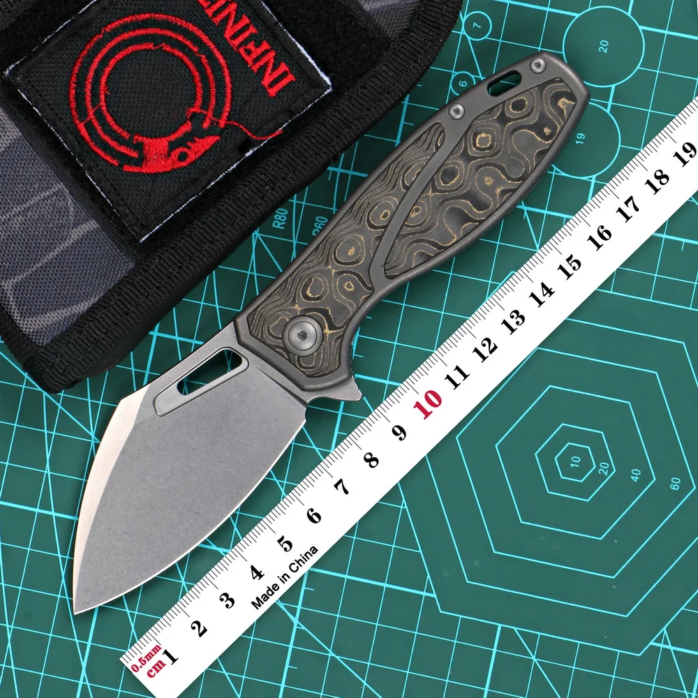 

Карманный складной титановый нож INFINITE Pufferfish M390