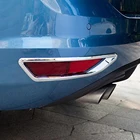 Для Volkswagen Touran 2016 2017 2018 2019 ABS Хромированная задняя противотуманная фара противотуманный светильник накладка на автомобильную рамку рамка противотуманной фары светильник для внешнего стайлинга автомобиля
