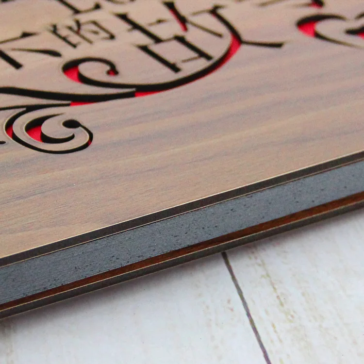 Фотоальбомы 8 дюймов горячее красное дерево обложки альбомы ручной работы