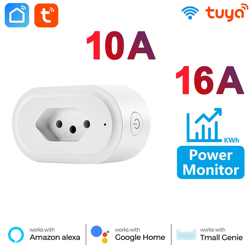 

Смарт-розетка с поддержкой Wi-Fi, 10 А/16 А