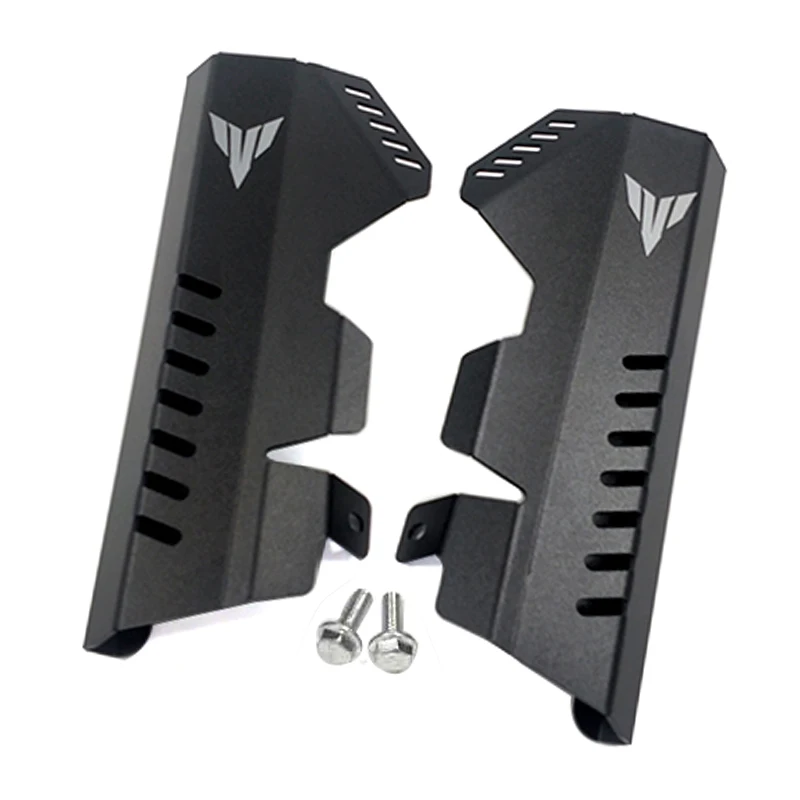 Black MT-07 MT07 FZ07 Мотоцикл с ЧПУ боковой решетка радиатора крышка гвардии Protecttion для Yamaha 07 07 FZ-07 2013 201 - Цвет: Black