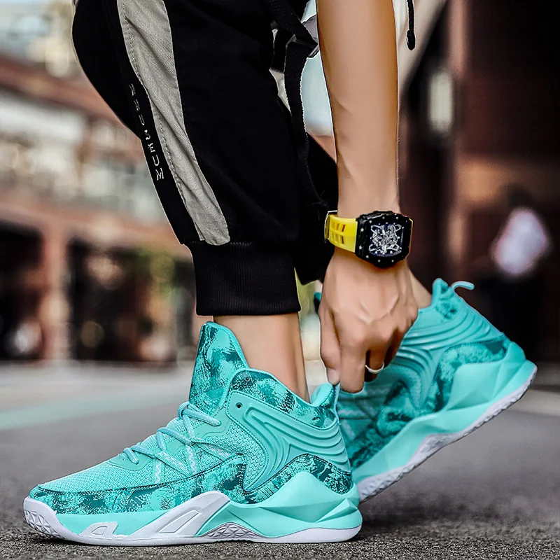 Баскетбольная обувь Мужская Спортивная Высокие Топы Мужские баскетбольные