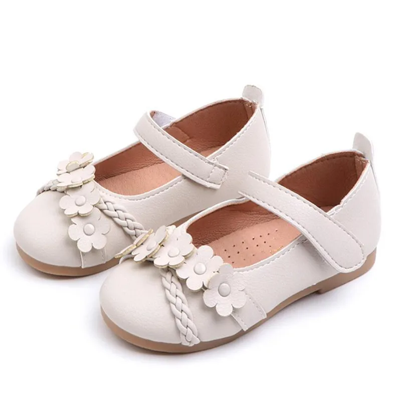 Новинка 2020 года Обувь для девочек принцессы из искусственной кожи на плоской