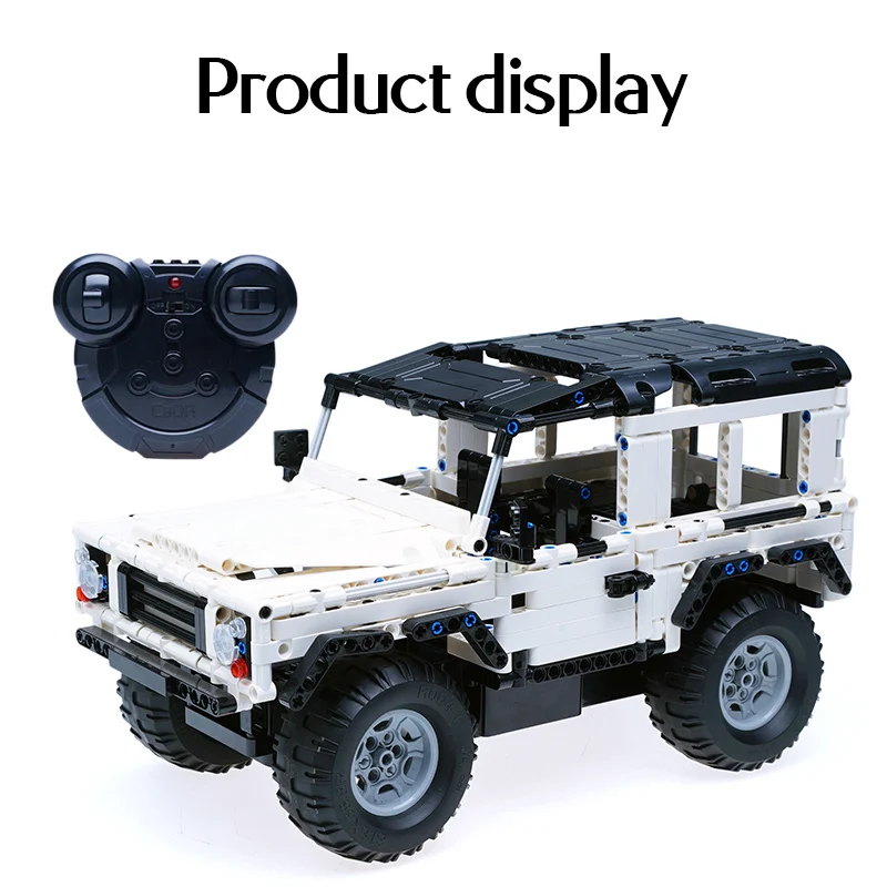Hipac Technic 533Pcs Building Blocks RC Car Defender Toys Offroad Remote Control Cars Truck Brick for Kids SUV |