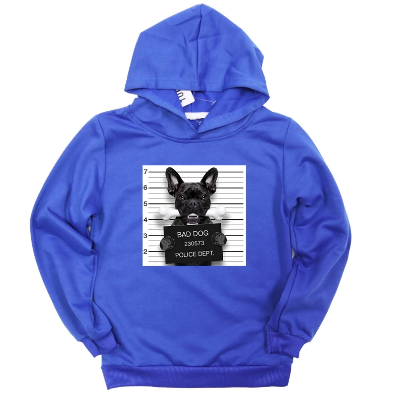 Детский осенний свитер с принтом «Bad Dog Bad Cat» Толстовки для маленьких детей милая повседневная детская одежда для мальчиков и девочек свитшоты для малышей - Цвет: Hoodies 21