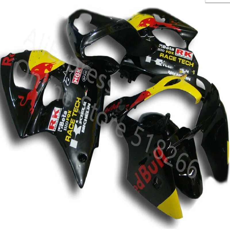 

Комплект обтекателей на заказ для KAWASAKI Ninja ZX6R 00-02 ZX-6R 2000-2002 6R 00 02 ZX 6R 2000 2002 00 01 02 черный желтый красный обтекатель