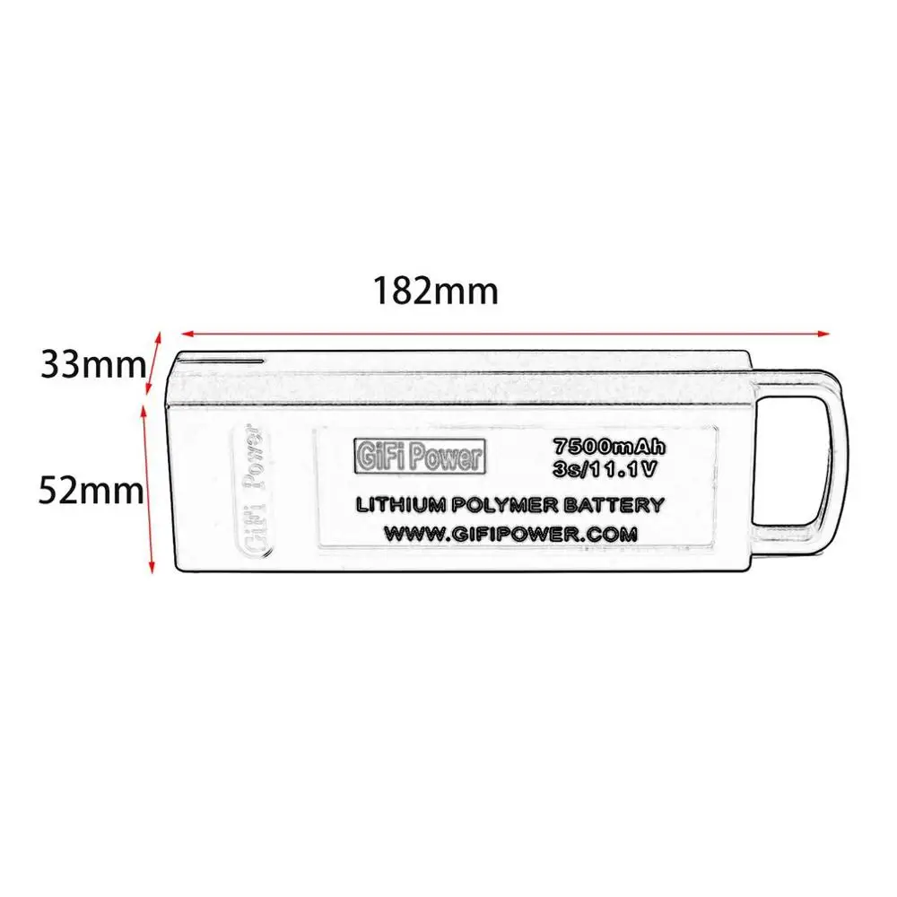 оригинал gifi 3s 111 v 7500mah обновление по
