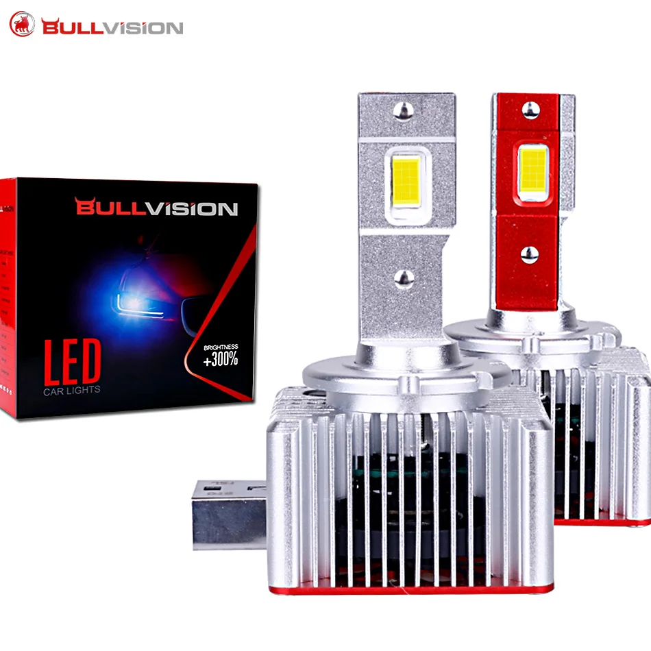 

D1S LED D3S D4S D2S Светодиодные лампы для фар Super Bright 30000 / LM 6000K Автомобильная лампа, подходящая для обновления ксенонового света Совместимость с балластом