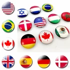 Флаги мира, магниты на холодильник, государственный флаг, магниты на холодильник, Америки, США, Канады, Англии, Испании, Бразилии, России, Финляндии