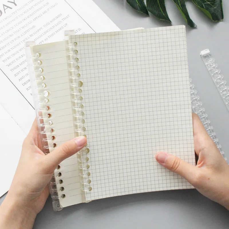 Прозрачная мягкая пластиковая катушка календарь переплетная для блокнота