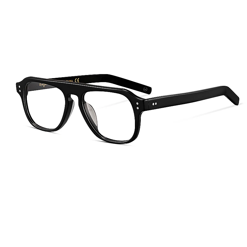 Кино Kingsman очки золотой круг Секретная служба мужские очки ацетатная оправа британский стиль оправы для очков Kingsman - Цвет оправы: black frame