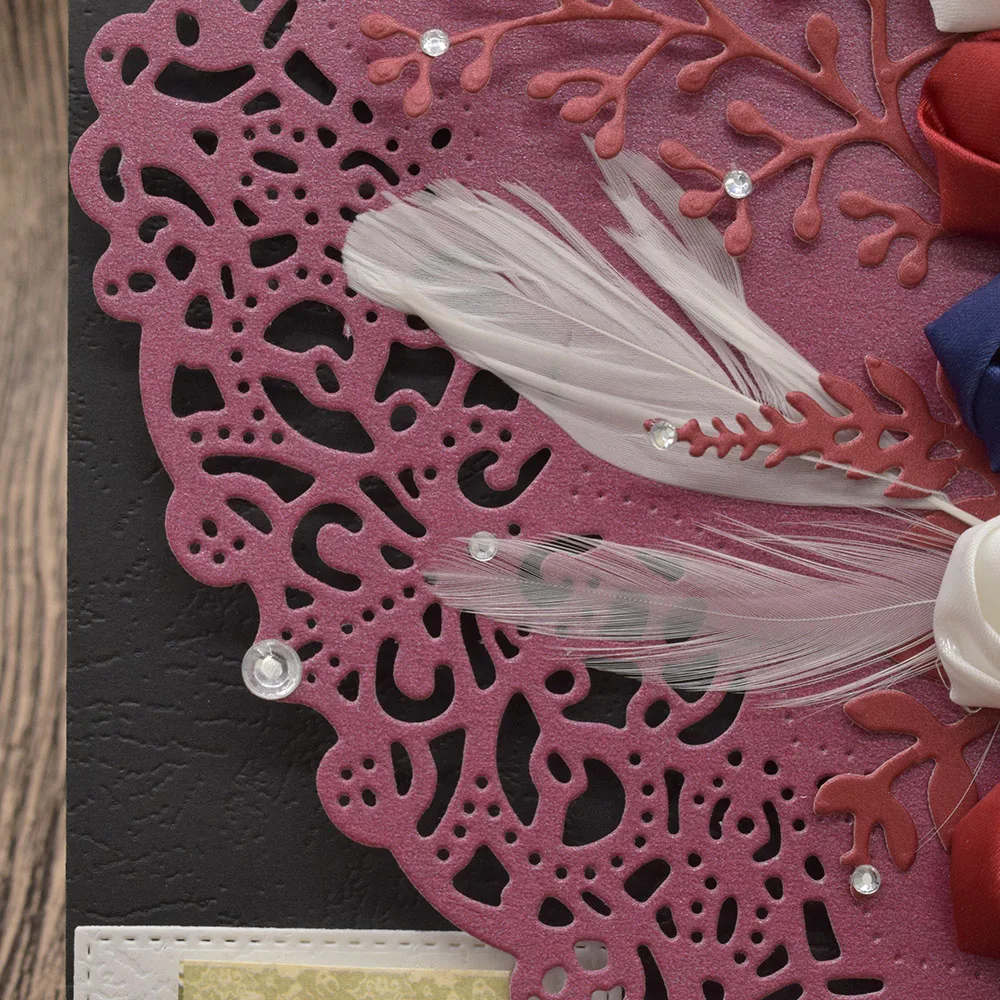 Кружевная оправа с краями металлические Вырубные штампы для скрапбукинга