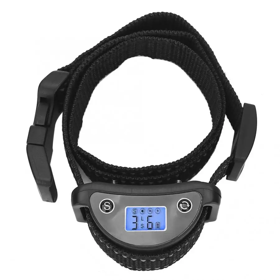 Многофункциональный ошейник с антилай вибрация электрическим током и ЖК экраном