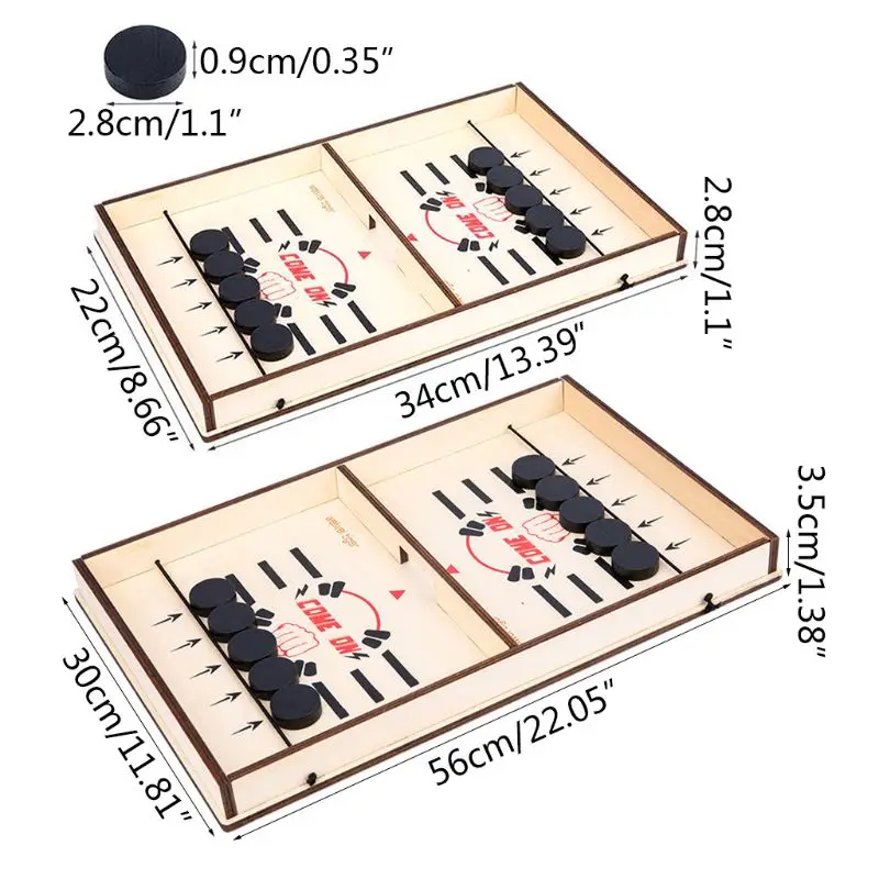 

Fast Sling Puck Game ,Slingshot Games Toy,Table Hockey Party Game,Wood Tables Family Games,fist Board Games Toys for Par