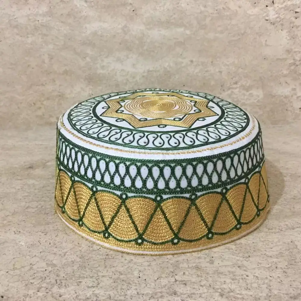 Мусульманская шляпа молитвенная Кепка Египетский куфи топи вышивка