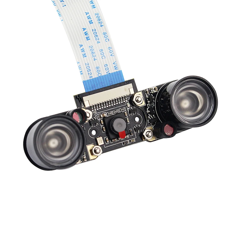 Raspberry Pi 4 камера ночного видения 5MP 1080P 720P Модуль камеры+ 2 инфракрасных светодиодный светильник для Raspberry Pi Модель 4B 3B+ 3B 3A