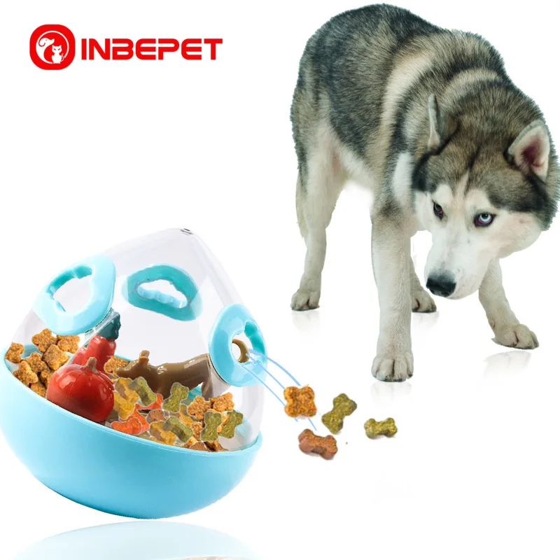 

Dog Swing Leakage Food Ball Dog IQ Interactive Pet Cat Toy Smarter Food Balls Treat Dispenser Training Tumbler Puppy Exercise