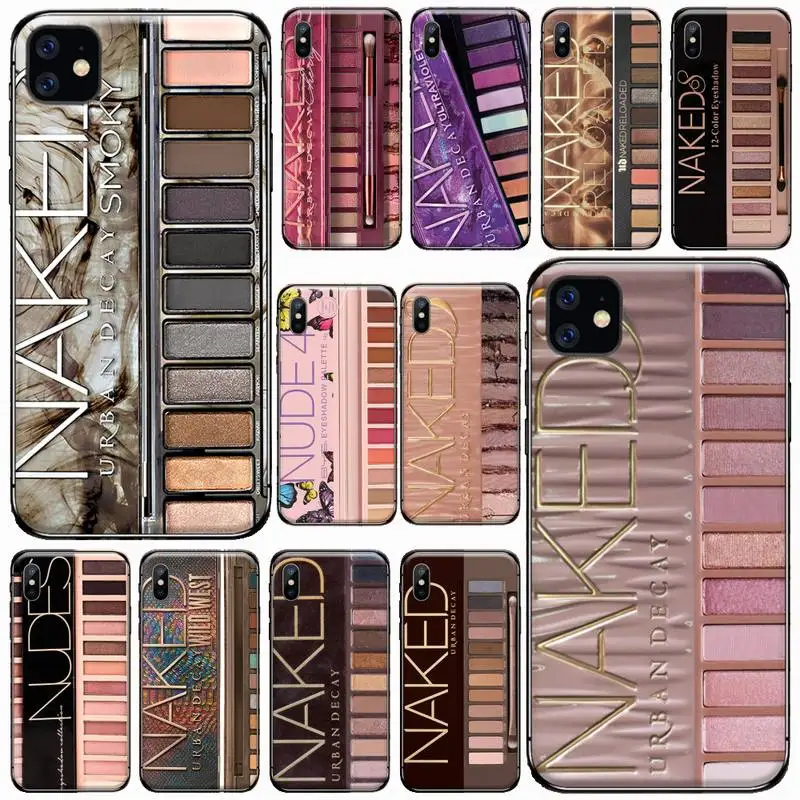 

Makeup Eyeshadow Palette Phone Case for iPhone 11 12 mini pro XS MAX 8 7 6 6S Plus X 5S SE 2020 XR Luxury brand shell funda