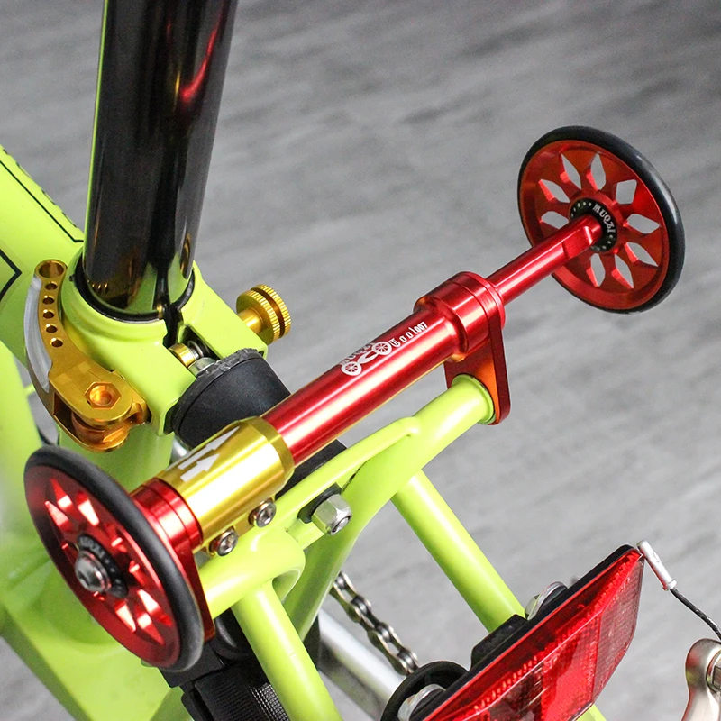 Складной велосипед MUQZI легкое колесо CNC сверхлегкая задняя грузовая стойка