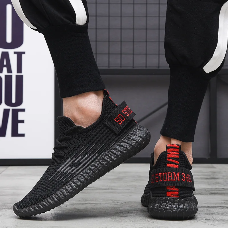 Men Must Choose Flat Casual Shoes Comfortable Breathable Mesh Super Light Explosion Models Walking Sneakers | Обувь