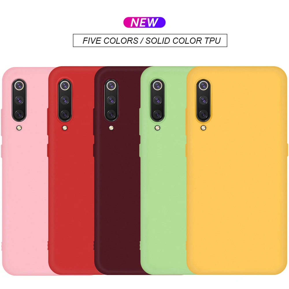Матовый чехол карамельных цветов для Xiaomi Mi 9 se 9t pro 8 8lite силиконовый Redmi Note 7 6 5 K20 Pro 7A