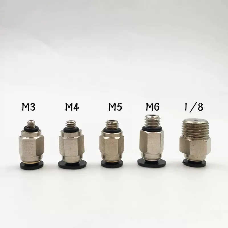 Миниатюрный пневматический быстроразъемный соединитель Trachea PC 5 шт. резьбовой