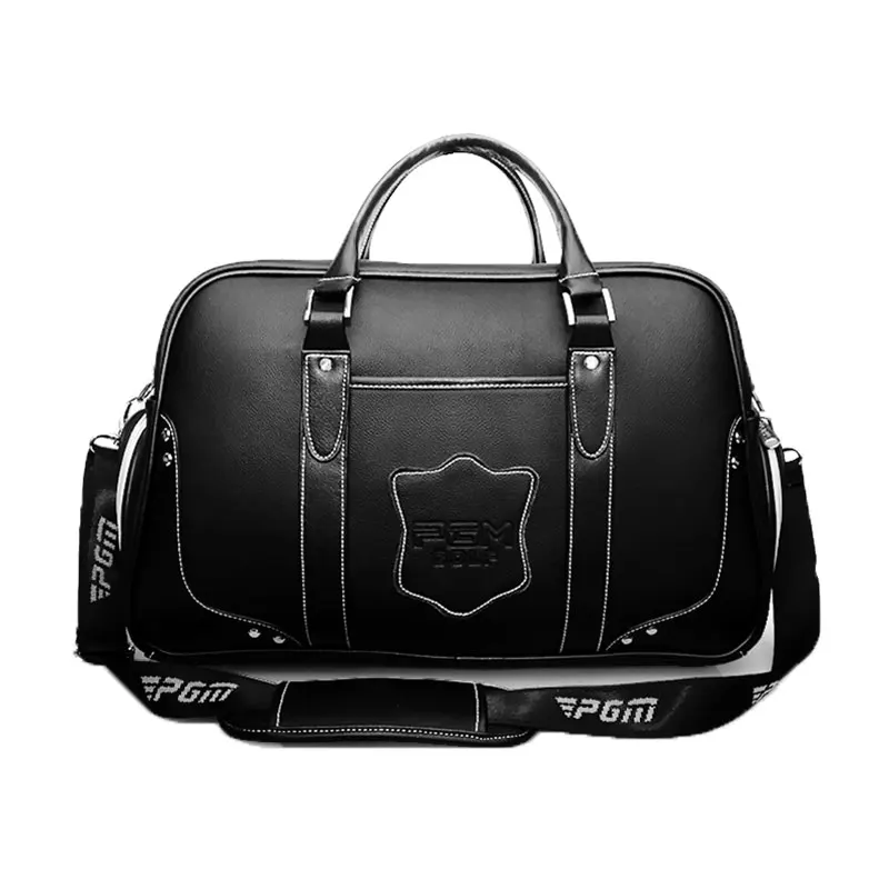 Большие вместительные кожаные сумки для гольфа одежды водонепроницаемые обуви