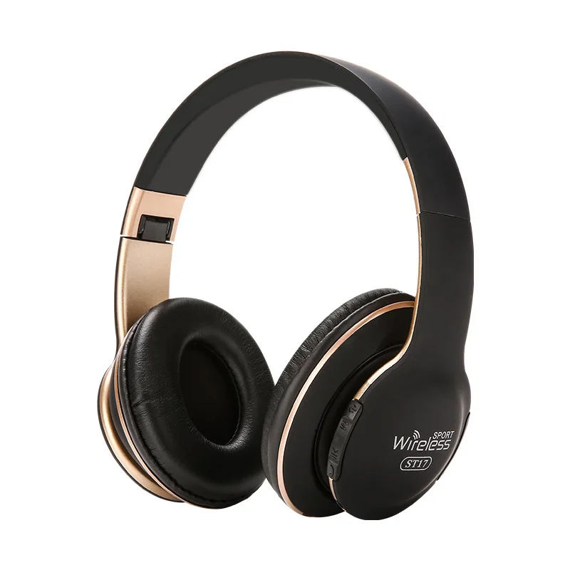 

HIFI Wireless Computer Headphones 3D Stereo Bluetooth Headset Foldable Gaming Earphones with Mic TF Card Noise Reduction Earbuds