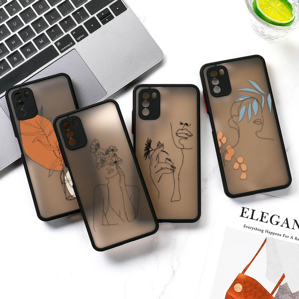 Abstract Art Hard PC Phone Case For Oneplus 8 T Pro 6T 7 Case For Oneplus 6T 8 8T 8Pro 7 Lens Protection Silicone Cover Bumper 