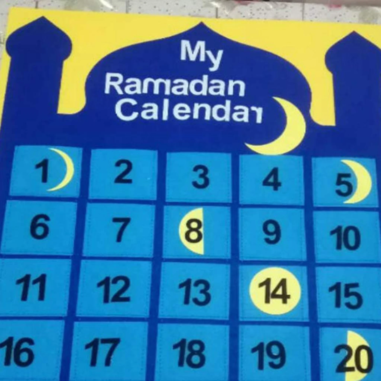 

Advent Calendar 2021 Ramadan Decorations Ramadan Calendar 30 Days Eid Mubarak Hanging Felt Countdown Calendar For Kids Eid Gifts