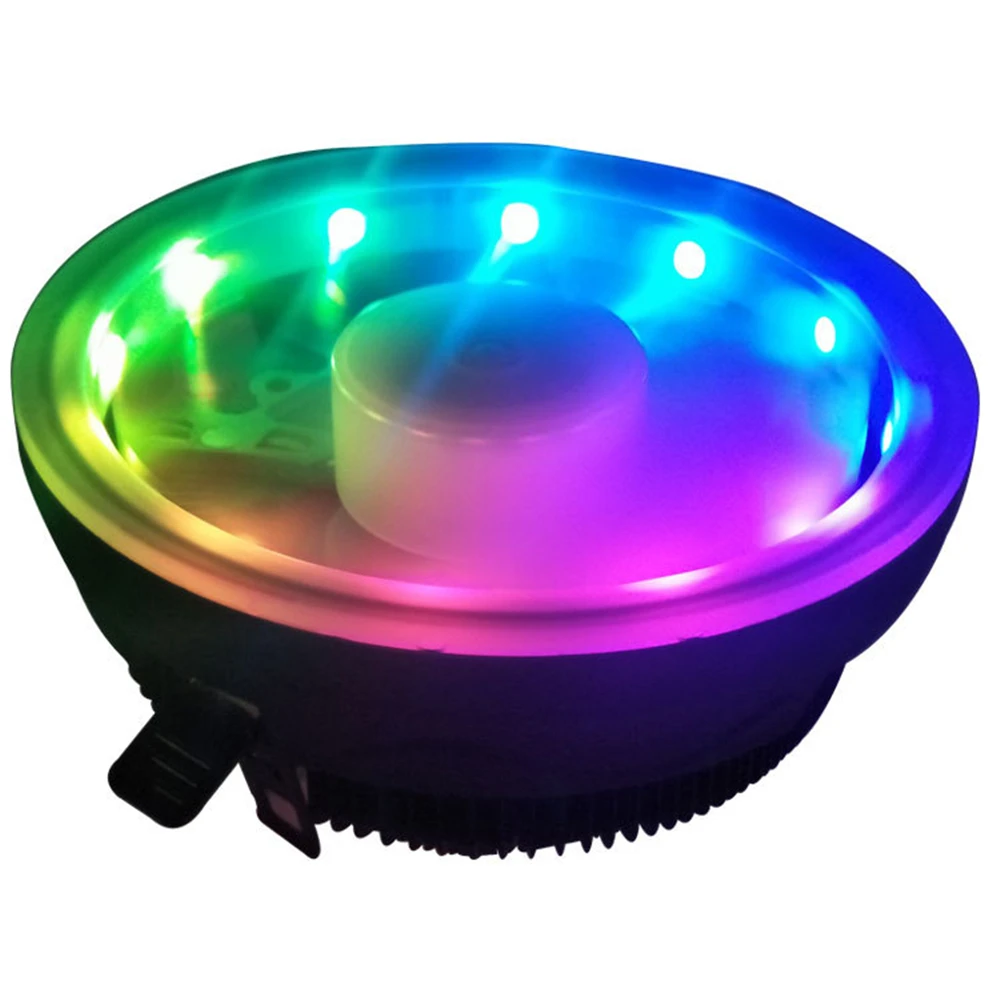 Кулер для процессора Led 3Pin теплоотвод AMD Intel тихий вентилятор охлаждения