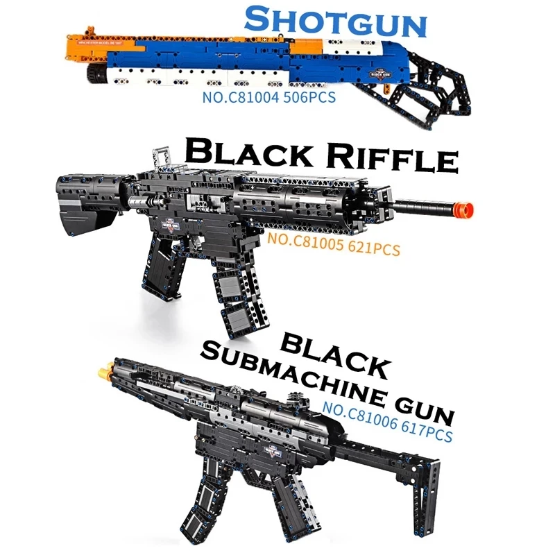 

Technic Block Building Simulation Gun Ak47 98k Desert Eagle Small Size Bricks Building Blocks Model Brick Set