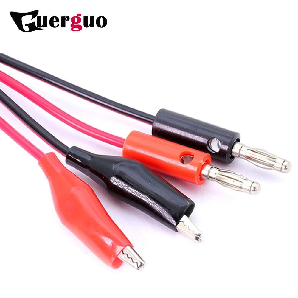 4 мм двойной зажим типа крокодил для разъема банан кабель датчика осциллографа 1 м