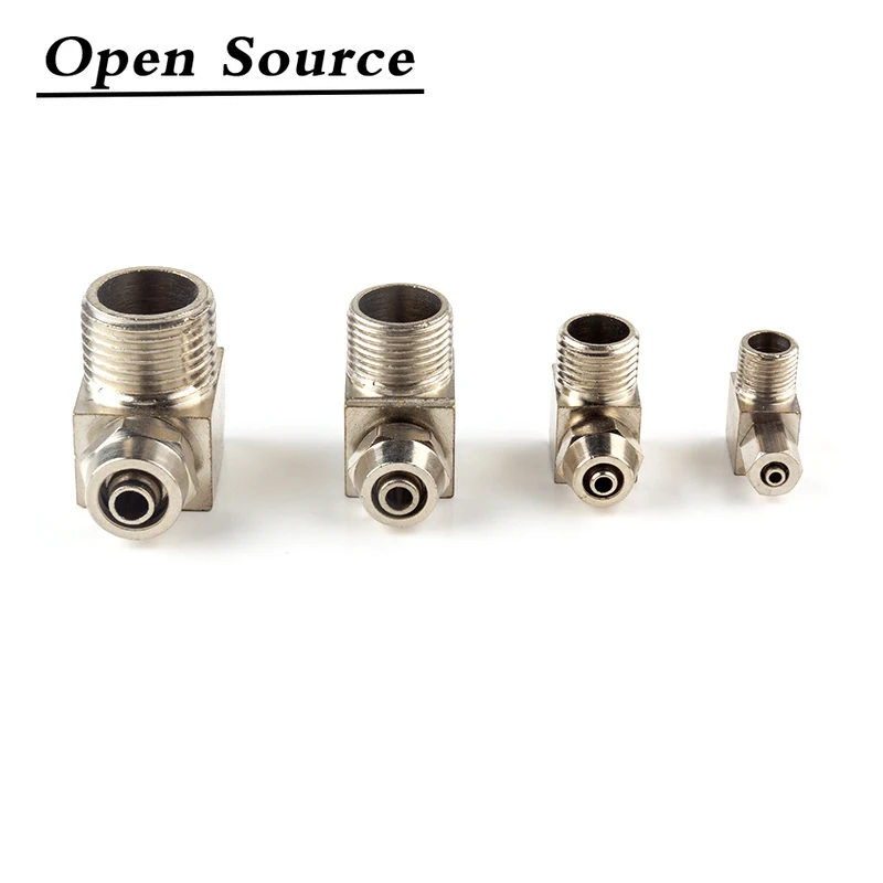 

PL 4 6 8 10 12mm Pipe Tube To -M5 M6 1/8 1/4 3/8 1/2 Trachea Quick Screw Connector Copper Pneumatic Components Fast Twist Joint