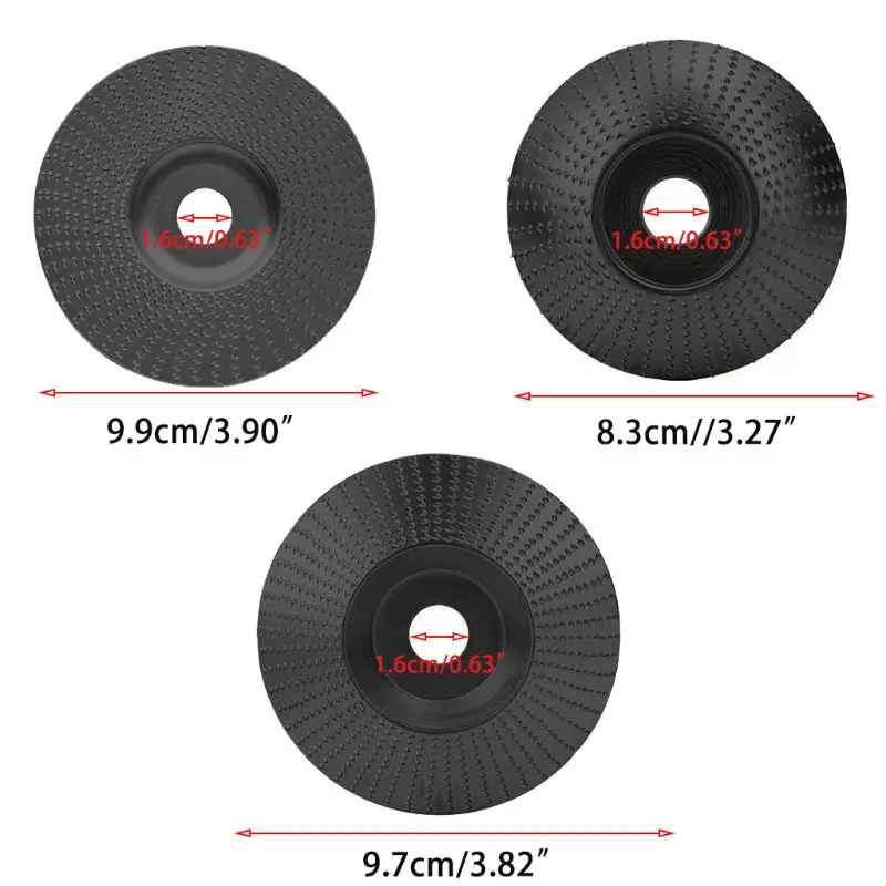 

Woodworking Angle Grinder Disc Tool Grinding Wheel Carbide Wood Sanding Carving Grey,Champagne,Blue,Black