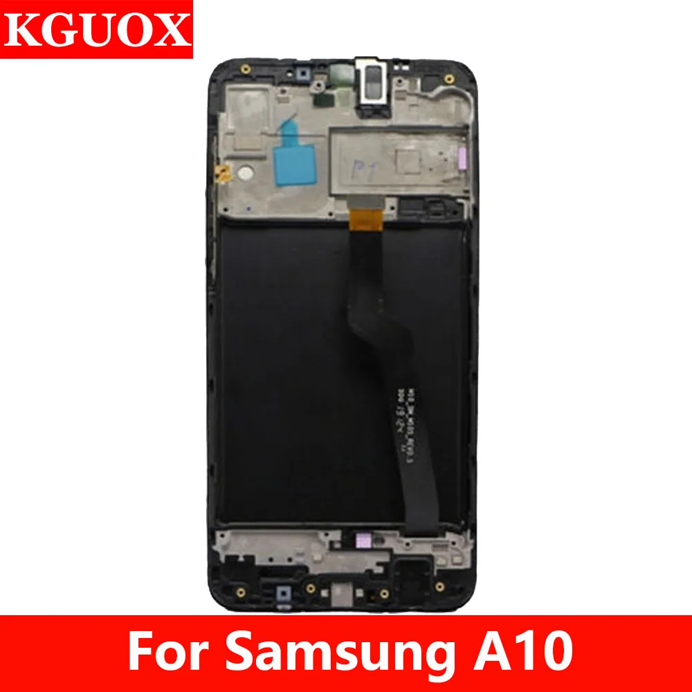 

ЖК-дисплей для Samsung Galaxy A10 A105 A105F SM-A105F, ЖК-дисплей с сенсорным экраном, сменный дигитайзер в сборе с рамкой