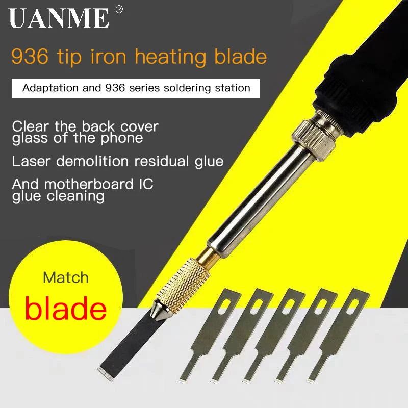 936 паяльник нагревательное лезвие для чехол на заднюю панель мобильного телефона