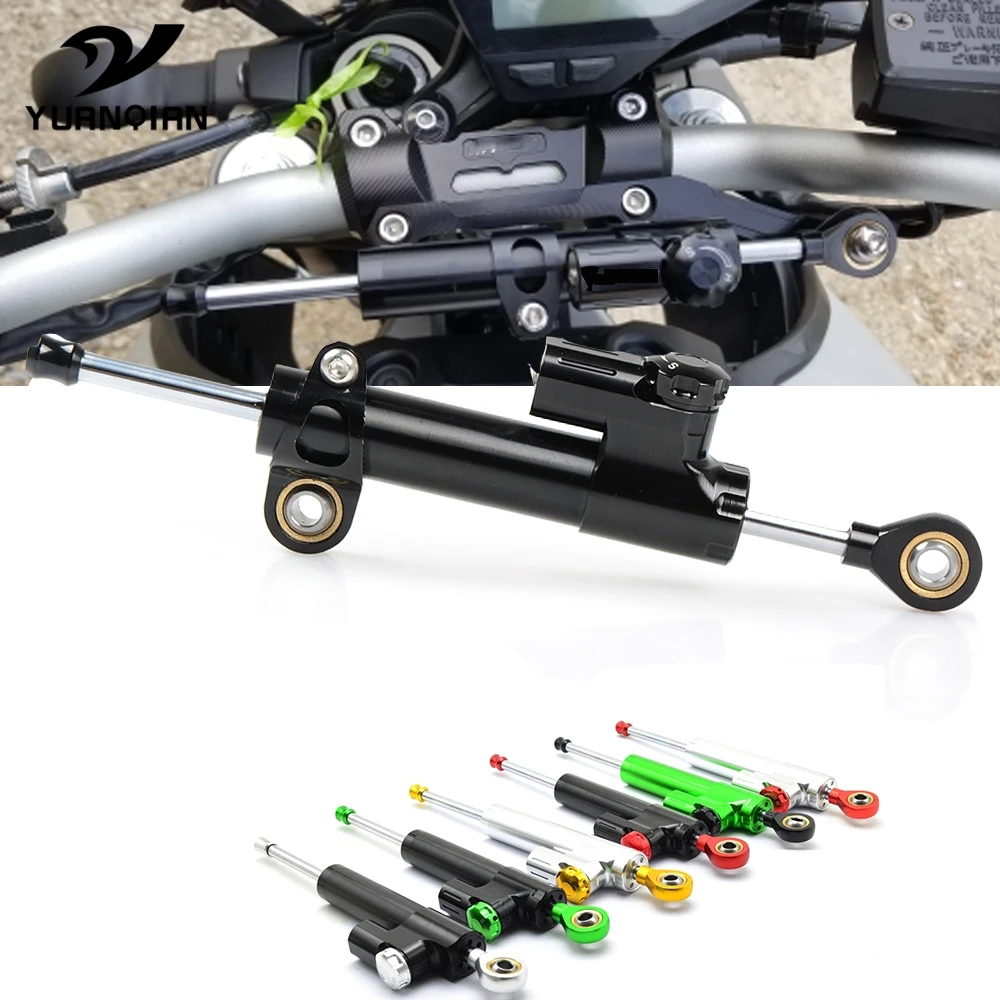 Универсальный мотоциклетный Алюминиевый Регулируемый рулевой демпфер