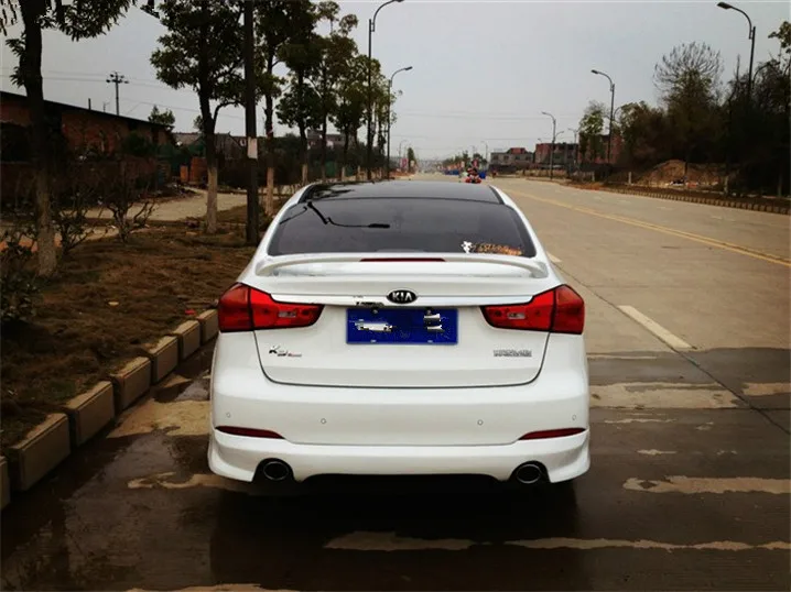 Спойлер для KIA FORTE 2011 2013 K3 спойлер из высококачественного АБС материала заднего